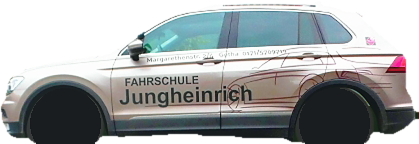 Fahrschulwagen der Fahrschule Jungheinrich